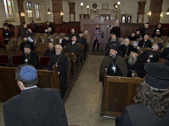 Stretnutie východných katolíckych biskupov Európy 2013, návšteva Židovskej synagógy na Puškinovej ulici v Košiciach