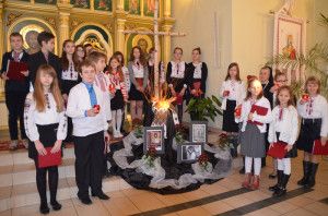 Відзначення пам’ятної 80–ої річниці Голодомору в ольштинській парафії