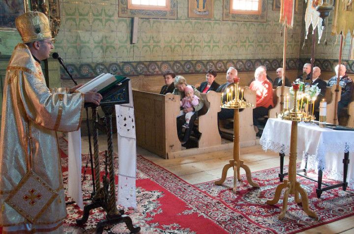 Владика Євген Попович провів канонічну візитацію в парафії Устя Горлицьке