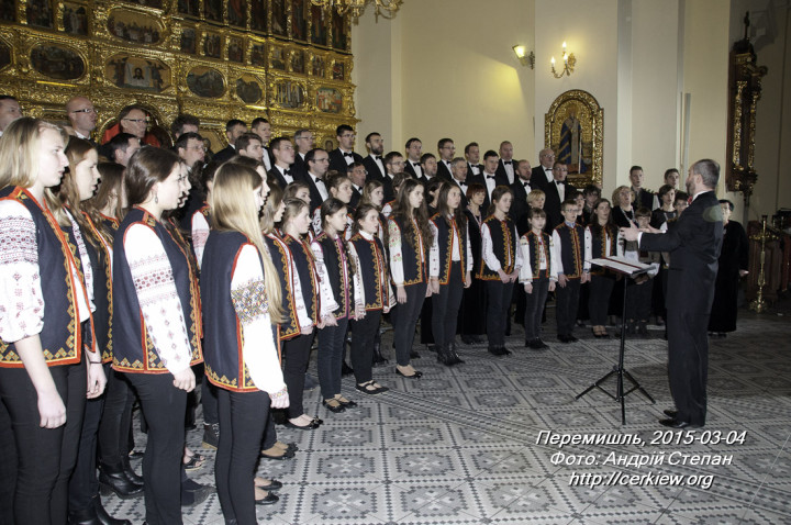 У Соборі Святого Івана Хрестителя у Перемишлі відбувся концерт хорової музики отця Михайла Вербицького