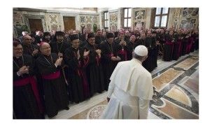 Папа Франциск зустрівся з нововисвяченими єпископами