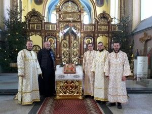 Seminarzyści z Preszowa na święcie Jordanu w Krynicy