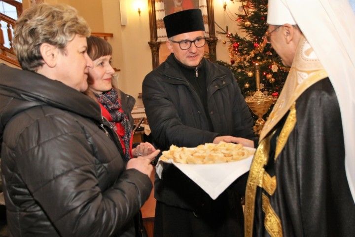 Різдвяна зустріч з Митрополитом у Ґіжицьку