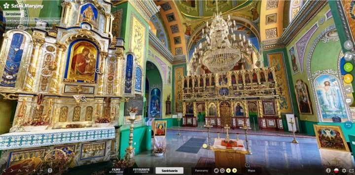 Wirtualne zwiedzanie Sanktuarium „Myłoserdia Dweri” w Jarosławiu