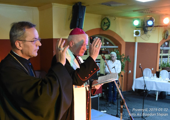 Ksiądz Arcybiskup i Metropolita Eugeniusz Popowicz wziął udział w wielokulturowym spotkaniu opłatkowym w Przemyślu