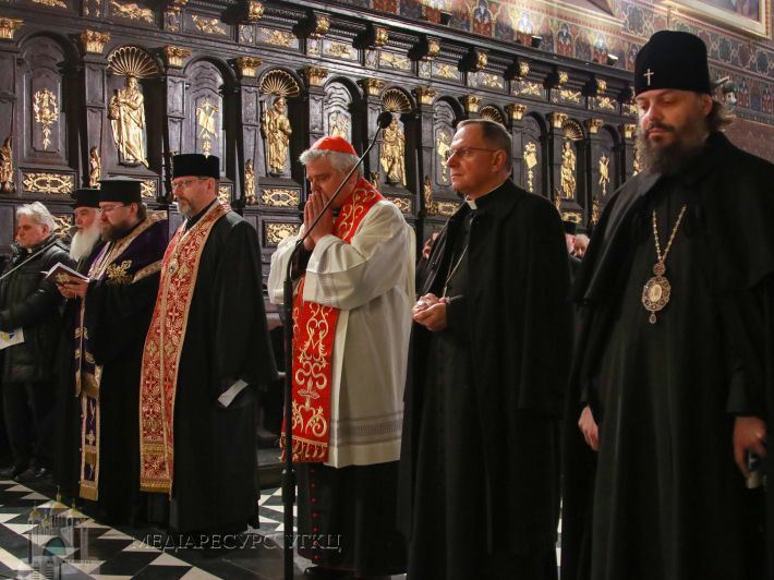 У Львові за участю папського посланця за Україну молилися представники різних Церков і релігій
