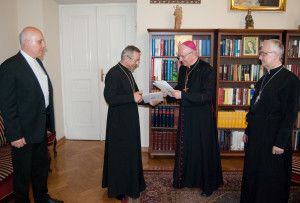 Spotkanie Arcybiskupa i Metropolity Eugeniusza Popowicza z Arcybiskupem i Metropolitą   Stanisławem Budzikiem w Lublinie